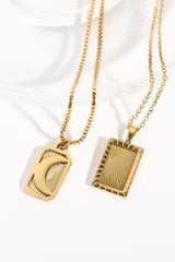 Stainless Steel 18K Gold-Plated Necklace