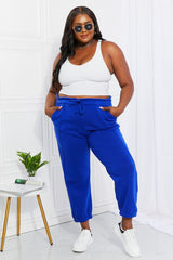 Zenana Full Size Can't Stop Me Paperbag Waist Joggers