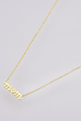 MOM 925 Sterling Silver Necklace